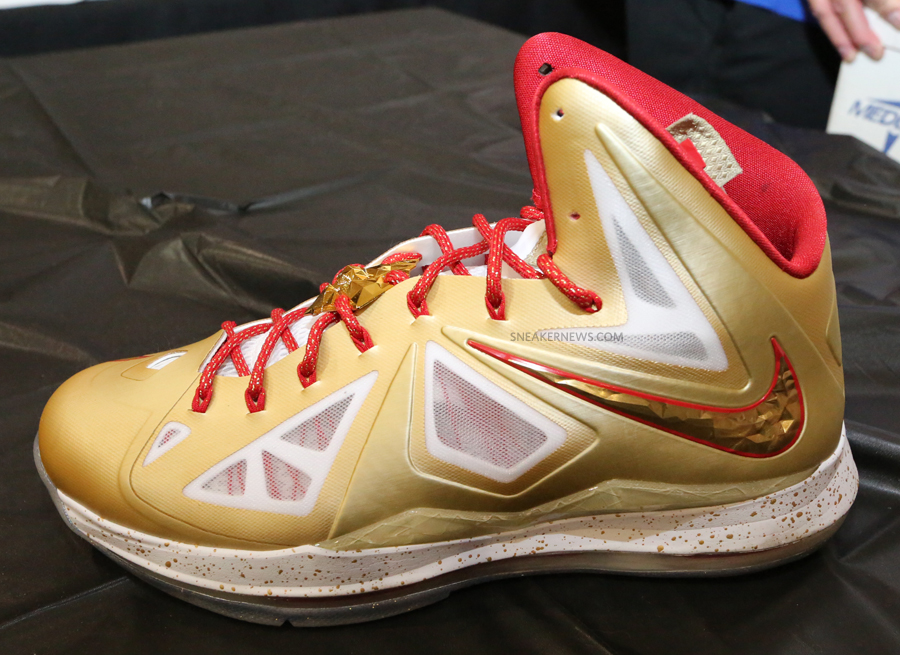 Gold Championship Nike Lebron X Pe 2