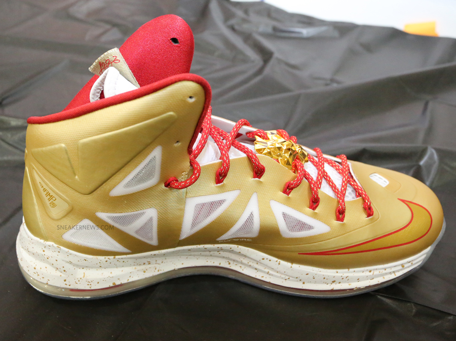 Gold Championship Nike Lebron X Pe 3