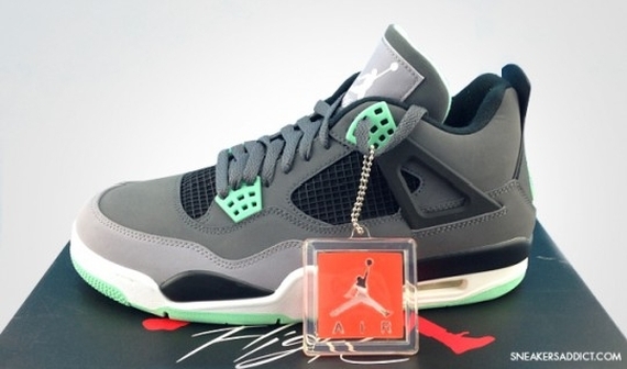 Green Glow Air Jordan 4 01