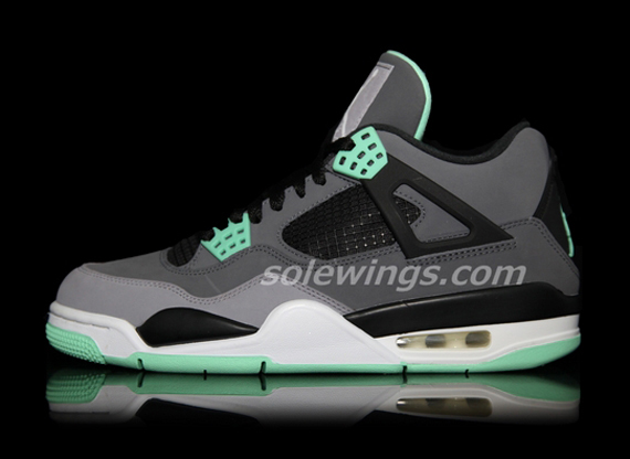 Green Glow Jordan Iv 1