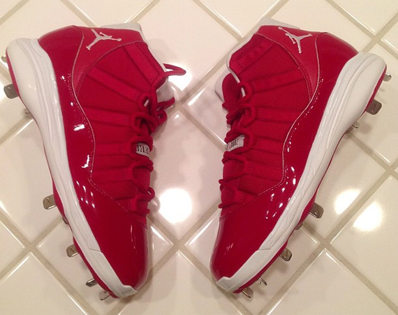 Jimmy Rollins Air Jordan Xi Red Pe 2