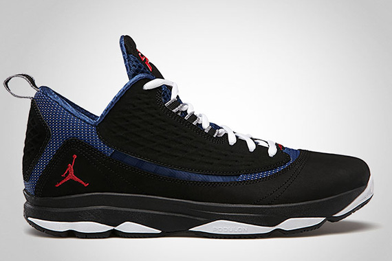 Jordan Cp3 Vi Ae Black True Red True Blue Cement Grey 3