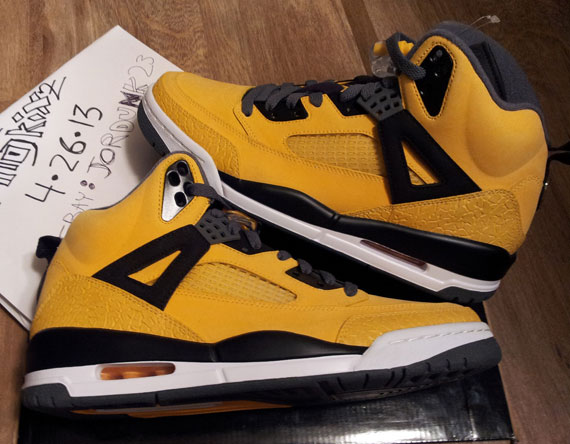 Jordan Spizike University Gold Unreleased 2012 Sample 2