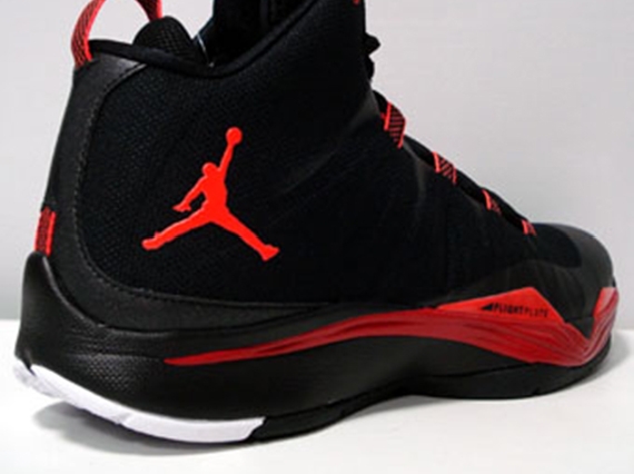 Jordan Super Fly 2 Black Bright Crimson Gym Red