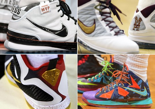 Four LeBron James MVP Awards, Four Nike MVP Sneakers