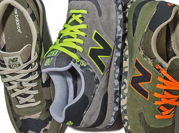 New Balance 574 + 501 “Camo Pack”