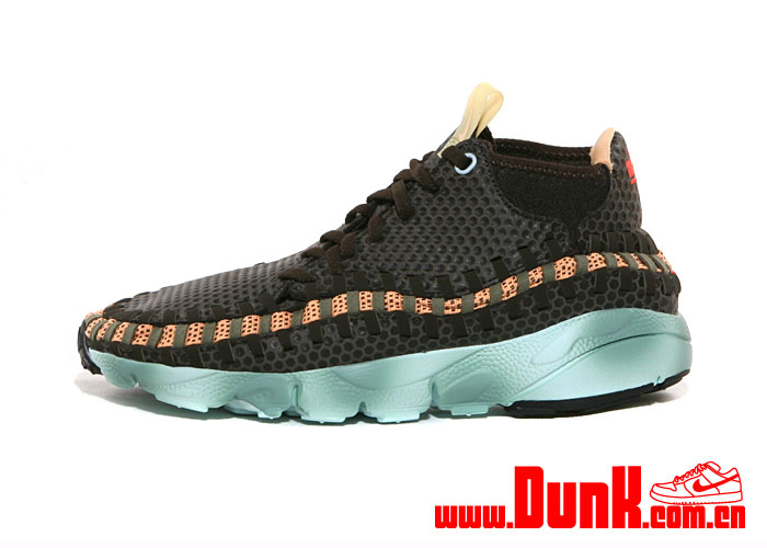 Nike Air Footscape Woven Chukka Deep Smoke Melon Tint Black 06