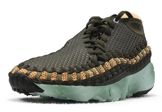 Nike Air Footscape Woven Chukka Deep Smoke Melon Tint Black 10