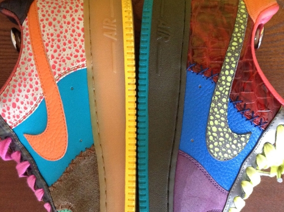 Nike Air Force 1 Bespoke "Lottery Ticket"