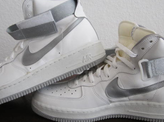 Nike Air Force 1 High Og White Silver