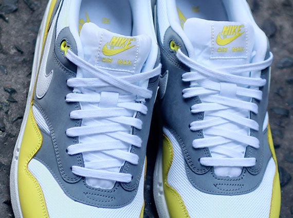 Nike Air Max 1 Essential - Cool Grey - Yellow