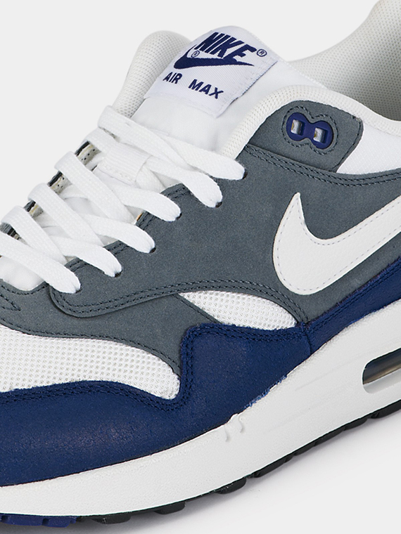 Nike Air Max 1 Essential Deep Royal Blue White Grey Black 1