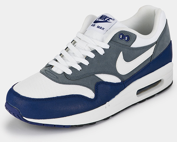 Nike Air Max 1 Essential Deep Royal Blue White Grey Black 3