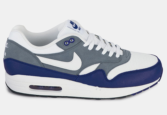 Nike Air Max 1 Essential Deep Royal Blue White Grey Black 4