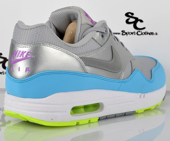 Nike Air Max 1 Fb Blue Silver 2