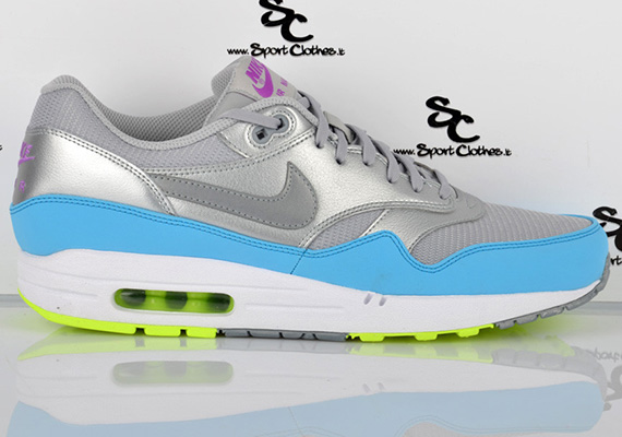 Nike Air Max 1 Fb Blue Silver 3