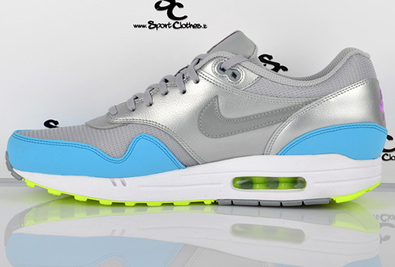 Nike Air Max 1 Fb Blue Silver 4