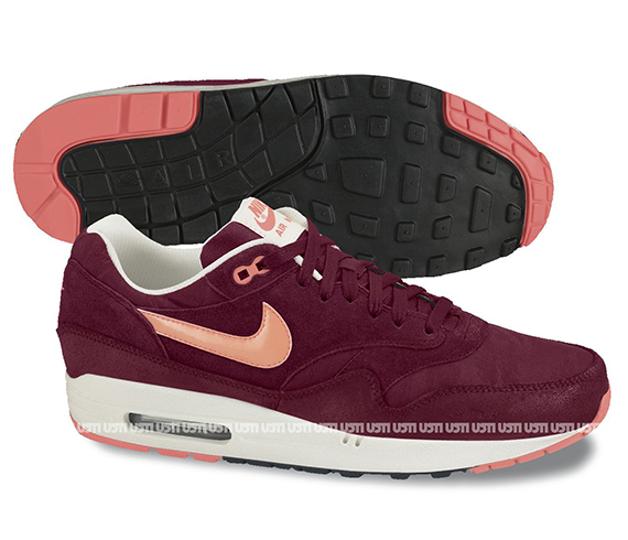 Nike Air Max 1 Premium Camo Red Pink July 2013