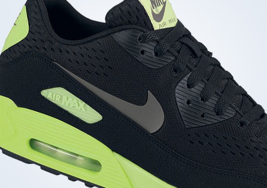 Nike Air Max 90 EM – Black – Dark Grey – Flash Lime