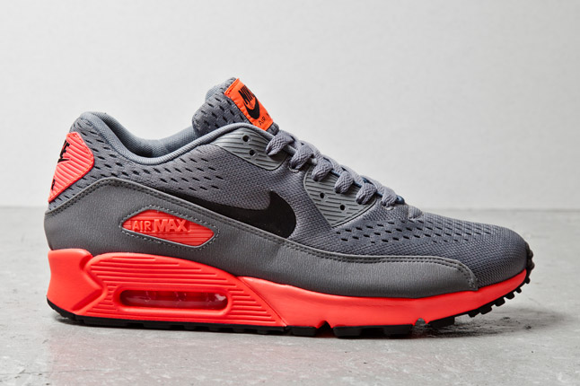 Nike Air Max 90 Em Grey Orange Black 1