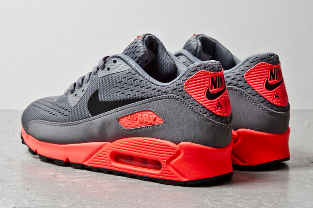 Nike Air Max 90 Em Grey Orange Black 3