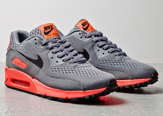 Nike Air Max 90 EM - Grey - Orange