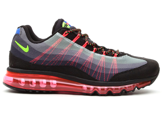 Nike Air Max 95 2013 Black Red Lime 2