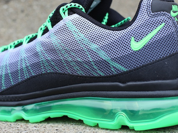 Nike Air Max 95 Dynamic Flywire - Black - Poison Green