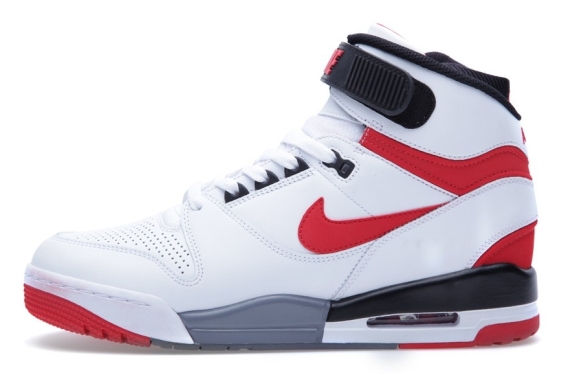 Nike Air Revolution White Red 03