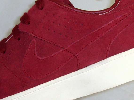 Nike Courtside Suede – Maroon – Sail | Unreleased Sample