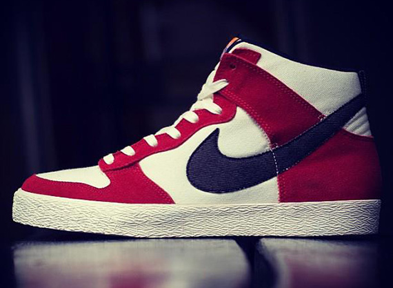 Nike Dunk High AC - University Red - Black - Sail