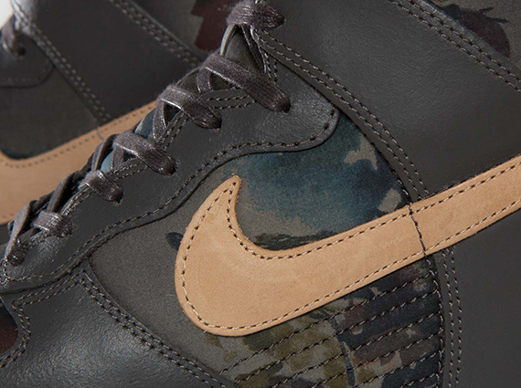 Liberty x Nike WMNS Dunk Sky High - Midnight Fog - Vachetta Tan