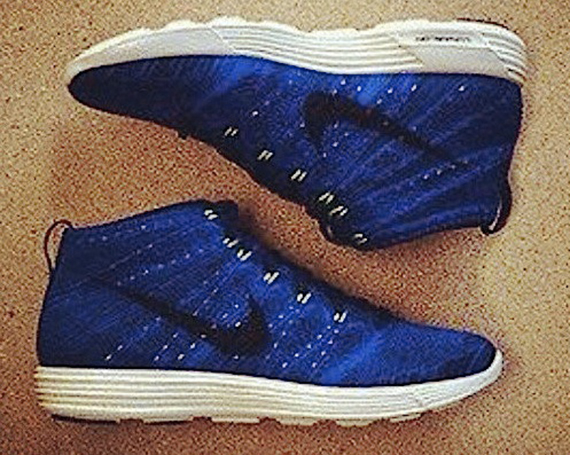 Nike Flyknit Chukka Dark Obsidian Game Royal Sail