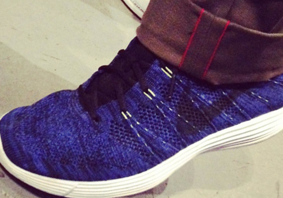 Nike Lunar Flyknit Chukka - Dark Obsidian - Game Royal - Sail