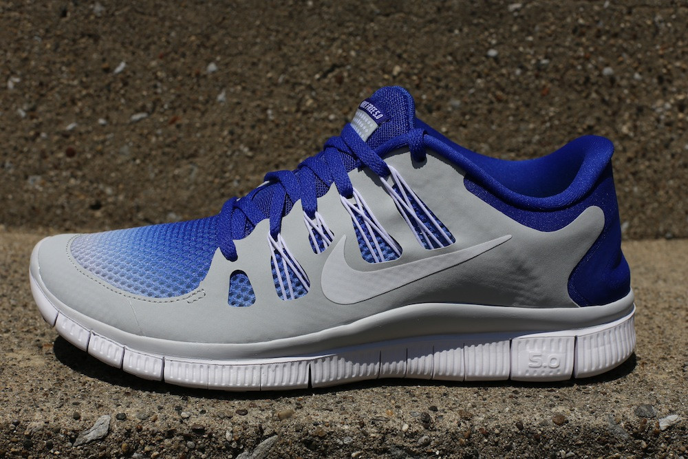Nike Free 5 0 Breathe Hyper Blue Pure Platinum 1