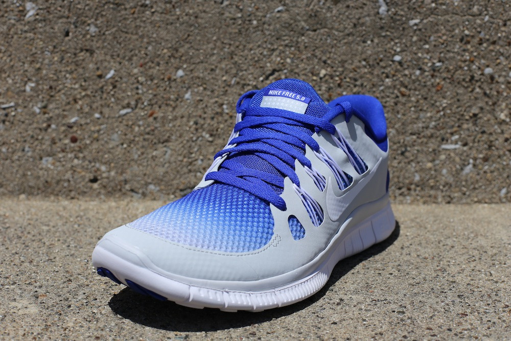 Nike Free 5 0 Breathe Hyper Blue Pure Platinum 2