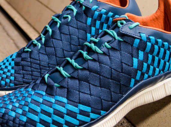 Nike Free Inneva Woven Squadron Blue Neo Turquoise Sail 1