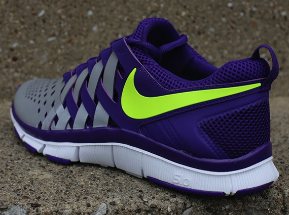 Nike Free Trainer 5.0 Nrg Court Purple Volt Reflective Silver 1