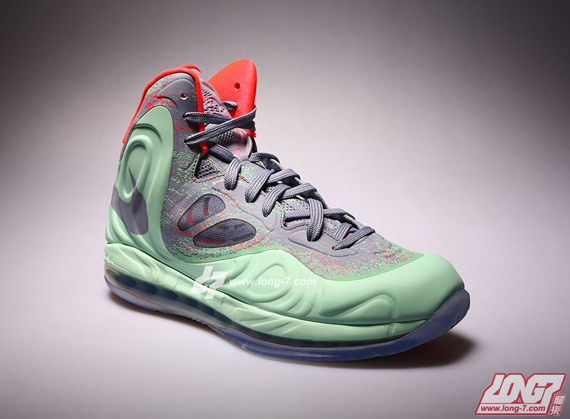 Nike Hyperposite Mint Grey Red 1