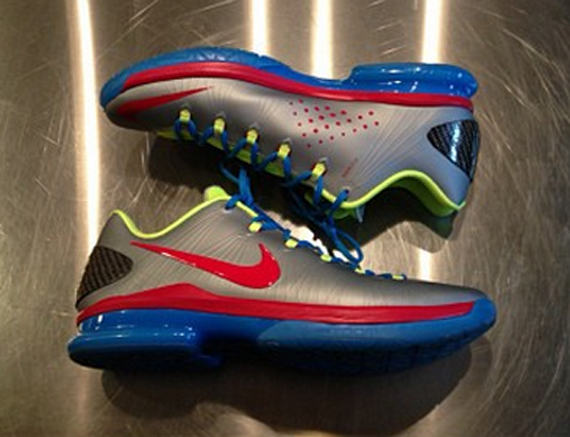 Nike Kd V Elite Grey Red Blue Pe