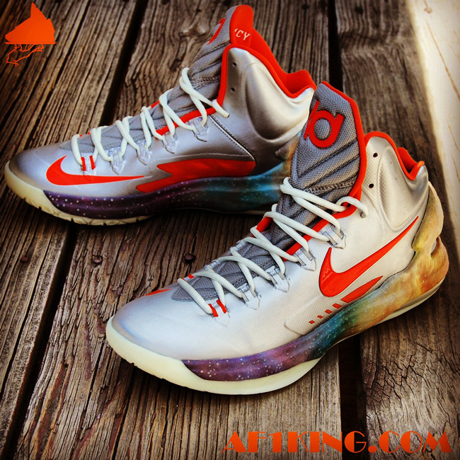 Nike Kd V Galaxy Customs Gourmet Kickz 8