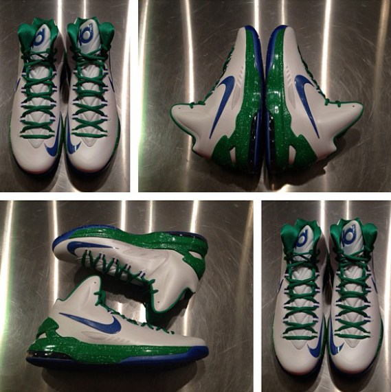 Nike Kd V White Royal Green Pe 1