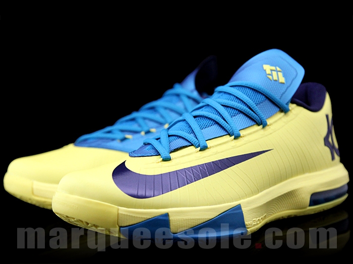 Nike Kd Vi Yellow Navy Teal 2
