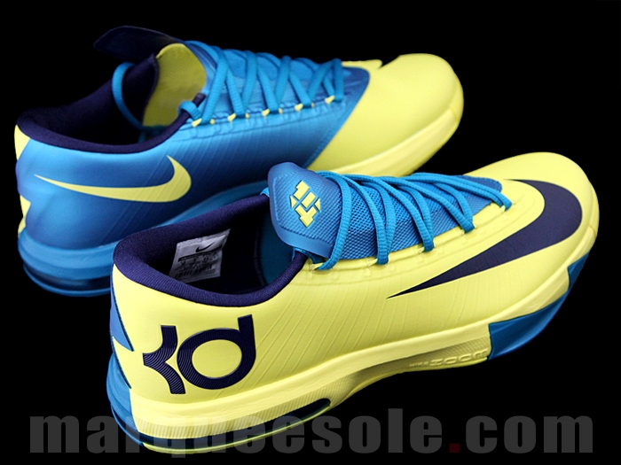 Nike Kd Vi Yellow Navy Teal 4