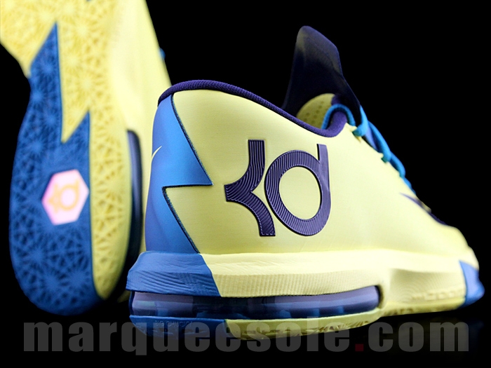 Nike Kd Vi Yellow Navy Teal 6
