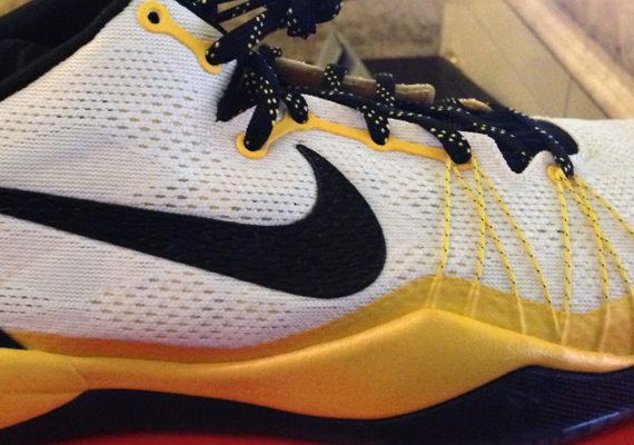 Nike Kobe 8 Elite - White - Black - Yellow PE