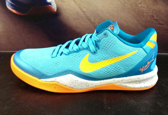 Nike Kobe 8 Gs Yellow Blue 1