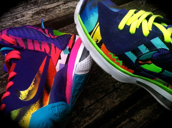 Nike Lebron 9 What The 90s Custom 02