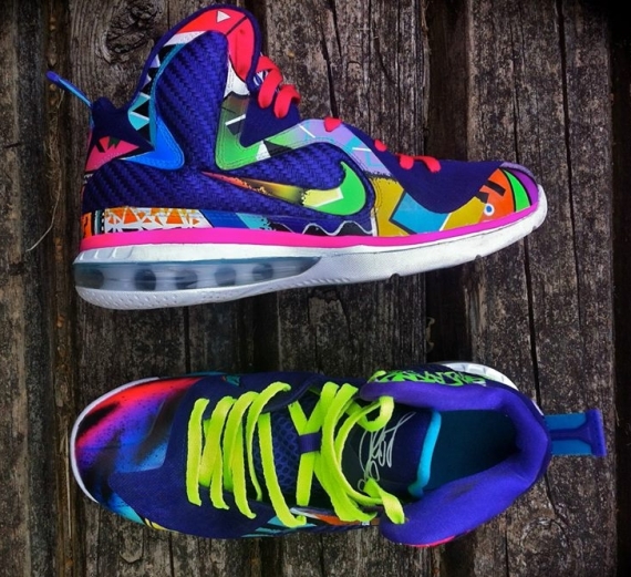 Nike Lebron 9 What The 90s Custom 04