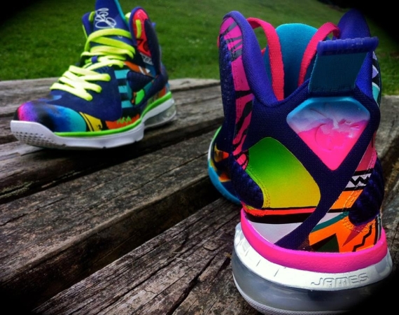 Nike Lebron 9 What The 90s Custom 06